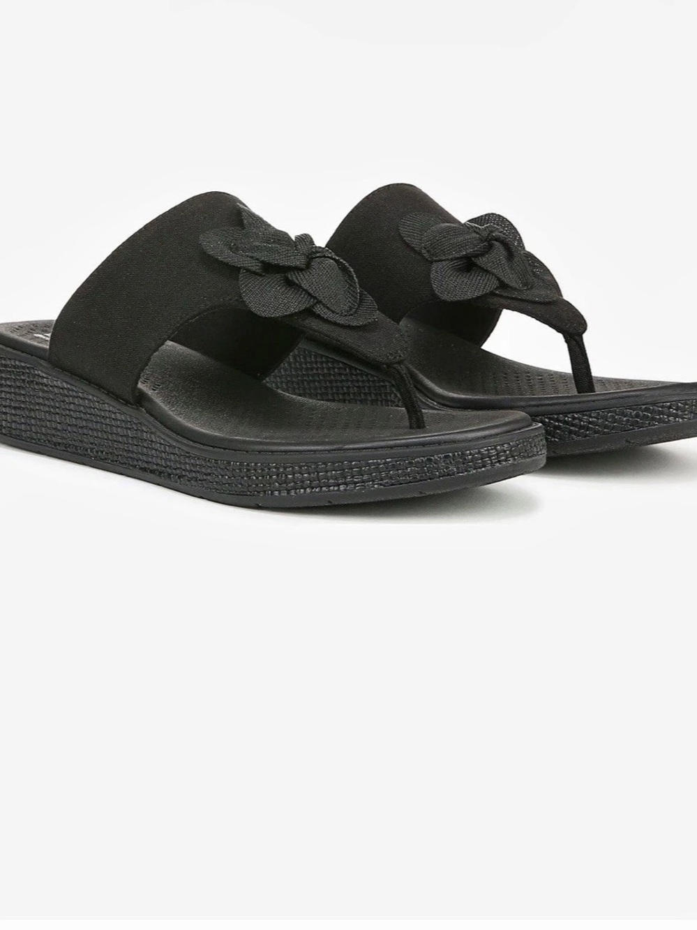 LifeStride Bloom Wedge Sandal Black 8.5
